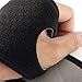 NeoTech Care Wrist Band - Elastic & Breathable Fabric - Adjustable Compression Strap - Men, Women, Right or Left - Support Wrap for Protection or Sports (Black Color, Size M, 1 Unit)