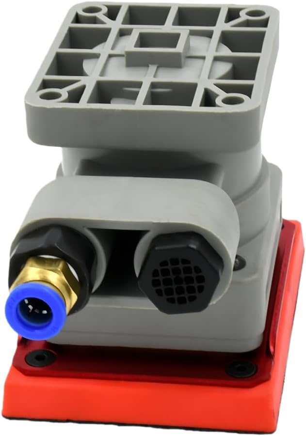 Air Random Orbital Sander Automatic Polisher 2.95" *3.93" Square For Robot Arm for Automation System Woodworking Finishing Tool 75mm*100mm