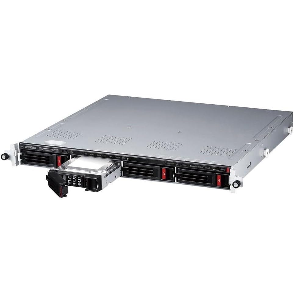 Image of BUFFALO TeraStation 3420RN 4-Bay SMB 48TB (4x12TB) Rackmount NAS w /Hard Drives Included Network Attached Storage