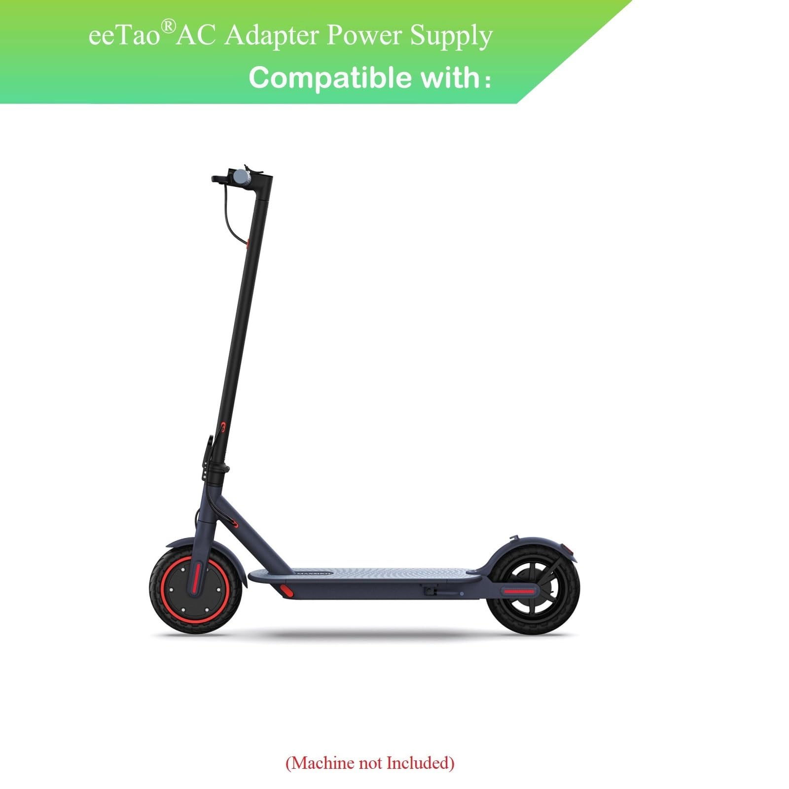 eeTao 42V AC/DC Adapter Compatible with Replacement Charger For MAXSHOT V1 8.5 inches Commuting Electric Scooter 350W Motor 36V 10.4Ah Lithium-ion Battery E Scooter 42VDC 42.0V Power Supply Cable Cord