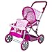 Lissi Colorful Twin Baby Doll Pram, Multi