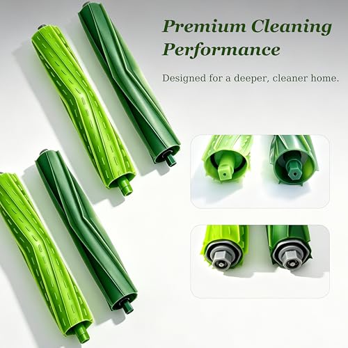 Image of 22 Replacement Parts for iRobot Roomba i7 i7+ i3 i3+ i4 i4+ i5 i5+ i6 i6+ | for E /i /j Series,2 Set Rubber Brushes, 6 Filters, 6 Side Brushes, 6 Bags. Scratch-Resistant, Matches Original Performance