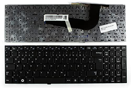 Image of Power4Laptops German Layout Black Replacement Laptop Keyboard Compatible With Samsung 9Z.N5QSN.A0G