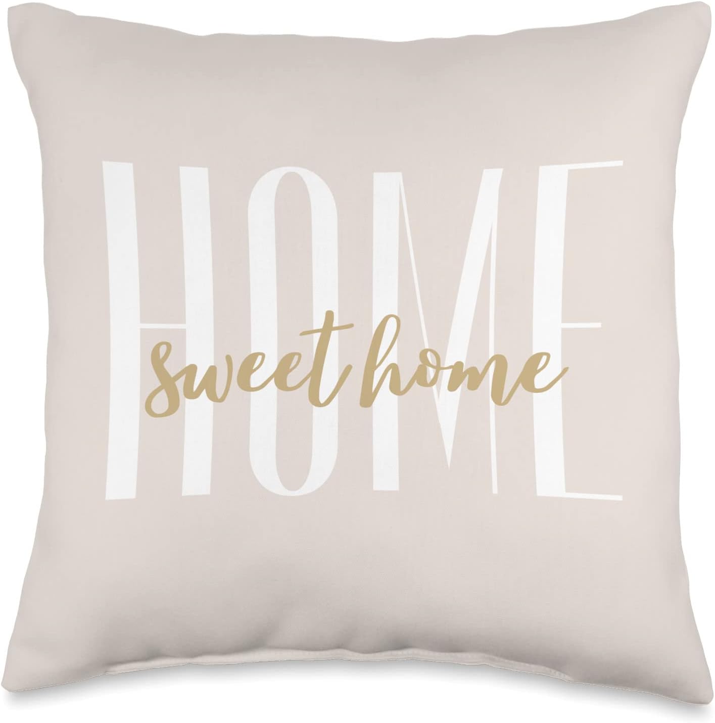 Home sweet home design decoration Throw Pillow