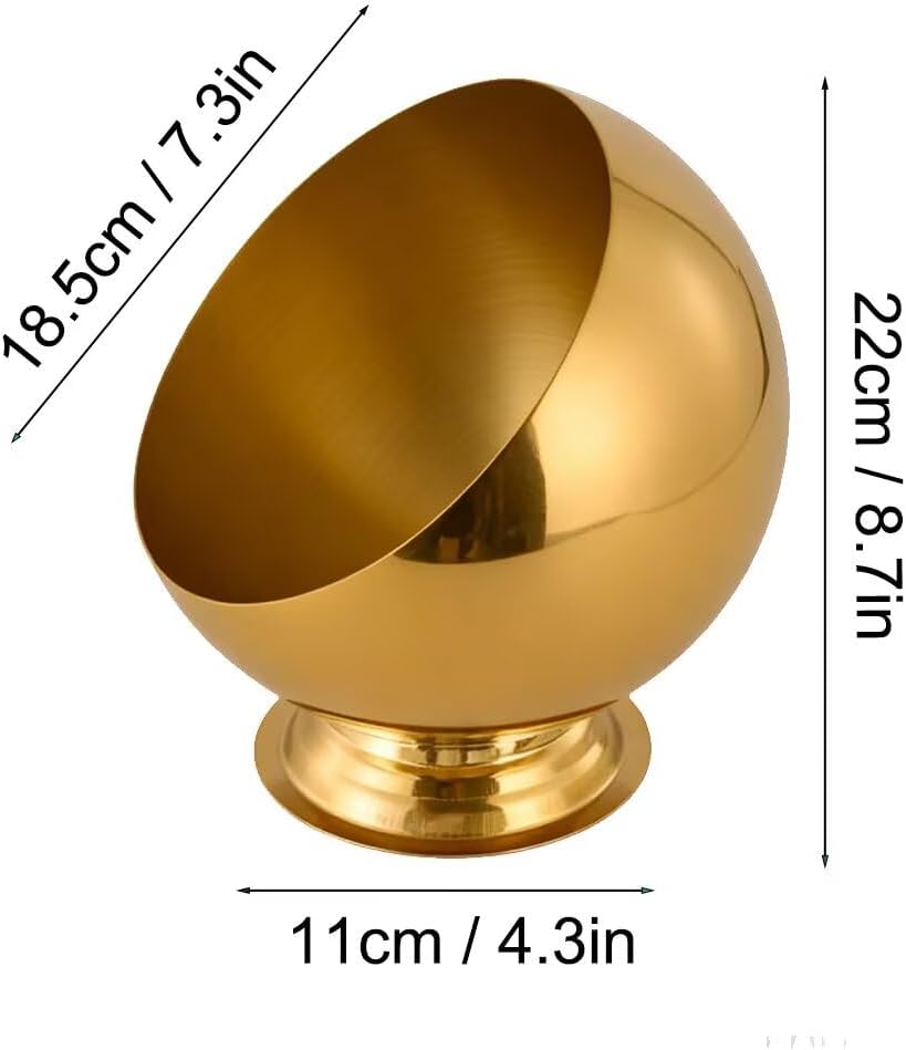 Coffee Pod Holder Large Capacity Metal Coffee Capsule Holder for Countertop Kitchen Breakroom Gold