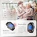 CallToU Wireless Caregiver Pager Call Button for Patient Nurse Alert System for Elderly Monitoring 1000ft Waterproof Call Bell for Home 1 Receiver Wrist Pager 5 SOS Call Buttons