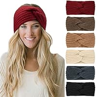 DRESHOW 8 Pièces Bandeau Cheveux Pour Femme Boho Bandeaux Serre Tête