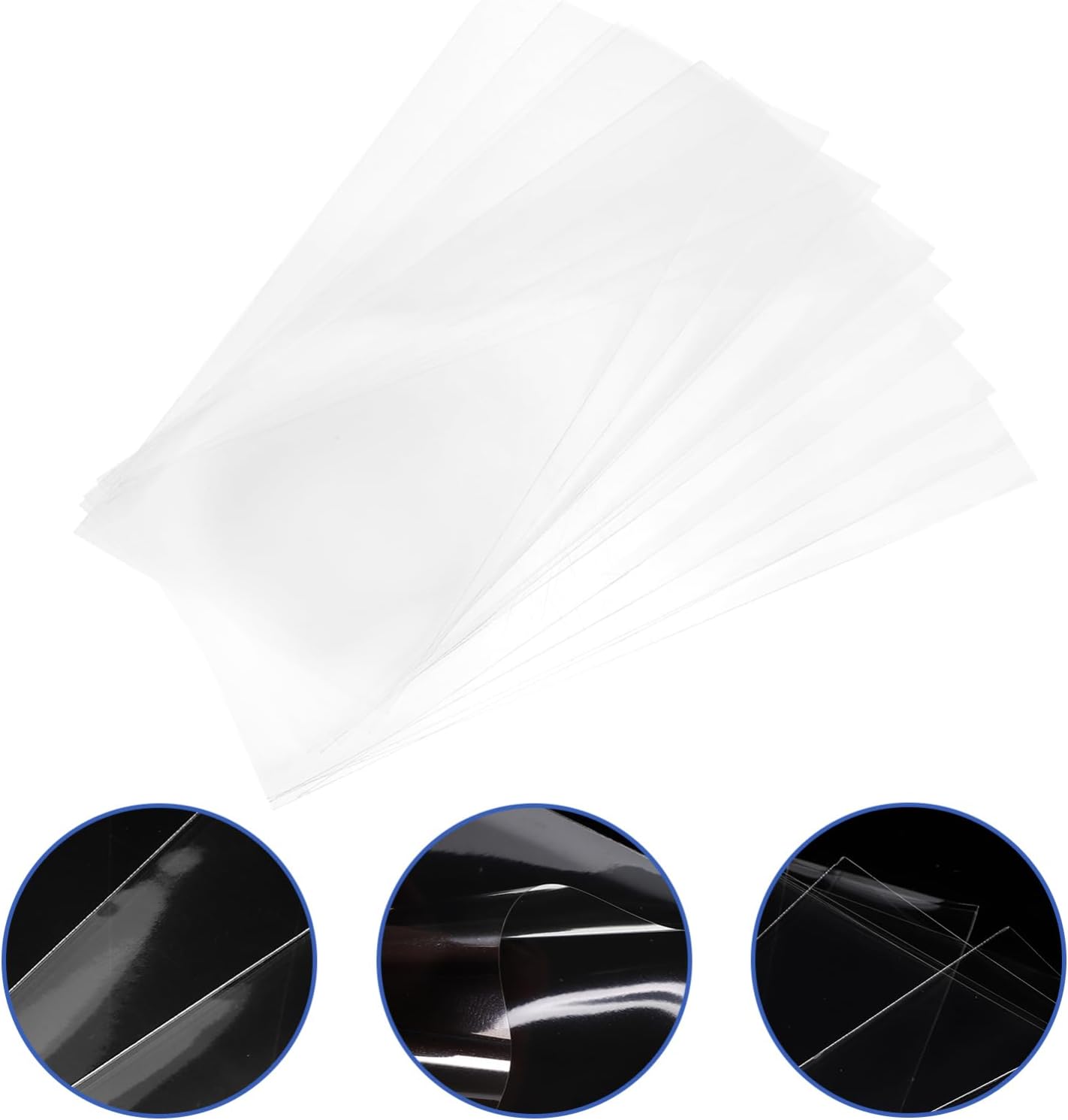 OSALADI Banknote Sleeve Bags 100pcs Plastic for Collector Storage
