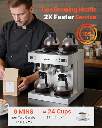 VEVOR 24-Cup Dual-Head Brewer