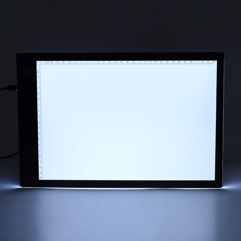 IMAGE Lichttafel A4 LED Pad Magnetisch Tekenbord Dimbare Lichtbak Met Drukknop Copy Board Om Te Tekenen
