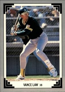 1991 Leaf Baseball Card #355 Vance Law