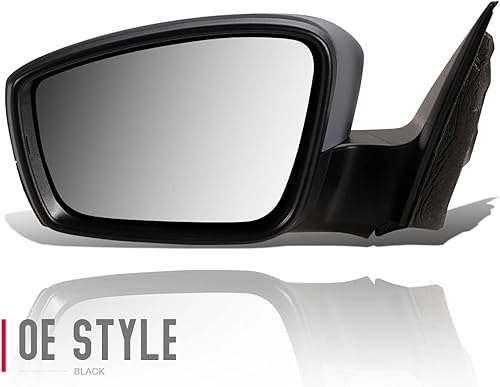 Miniatura 3 de DNA Motoring OEM-MR-VW1320160 Espejo retrovisor plegable con ajuste de potencia del lado del conductor gris con vidrio calentado compatible con