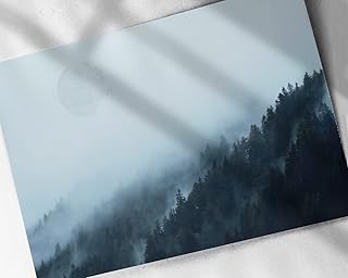Star Wars Endor Wall Art - Printed Poster or Canvas Wrap, Return of the Jedi, Death Star, Battle of Endor, Canvas Wrap, Print, Decor, Endor Moon (Framed Canvas Wrap, 24" x 36")