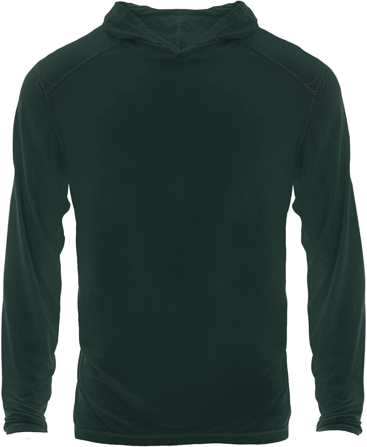 KICKEE Men’s Long Sleeve Hooded Tee, Ultra Soft Bamboo Viscose, All-Day Comfy Hoodie T-Shirt