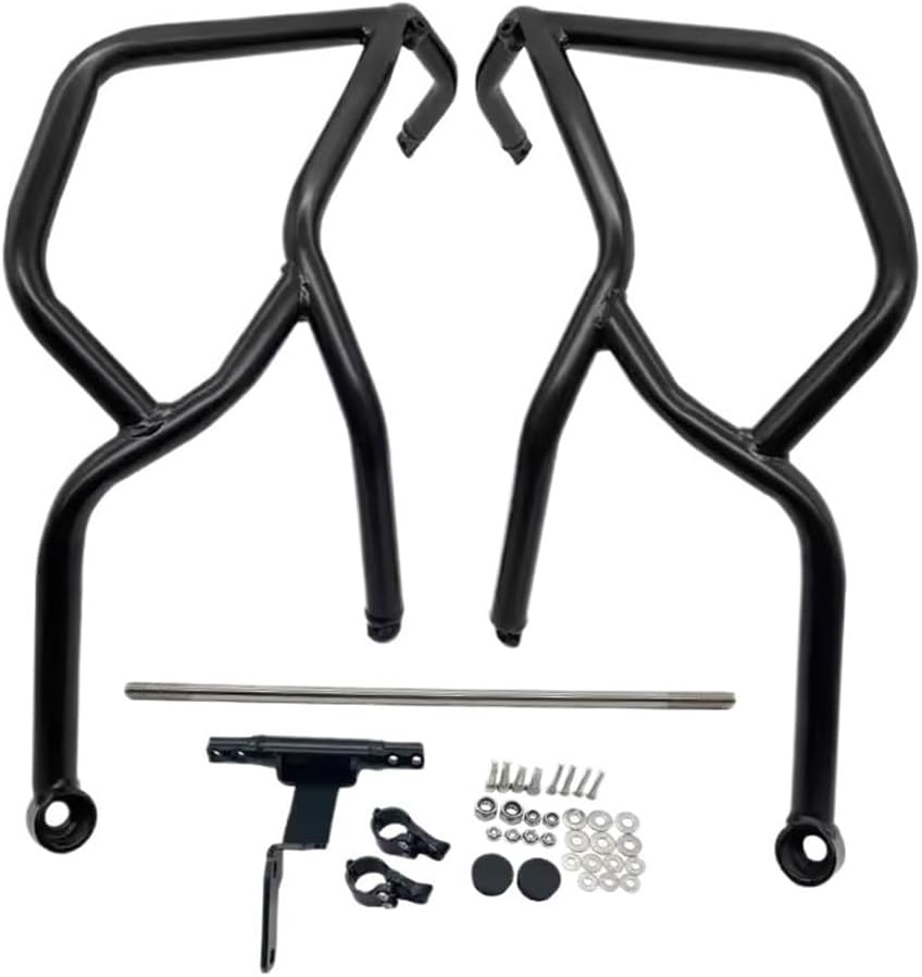 Engine Guard Crash Bar Bumper Motorcycle Highway Engine Guard Crash Bar Frame Bumper Fairing Protector for V-Strom for DL1050DE for DL1050XT 2020-2024 Bumper Engine Guard Crash Bars