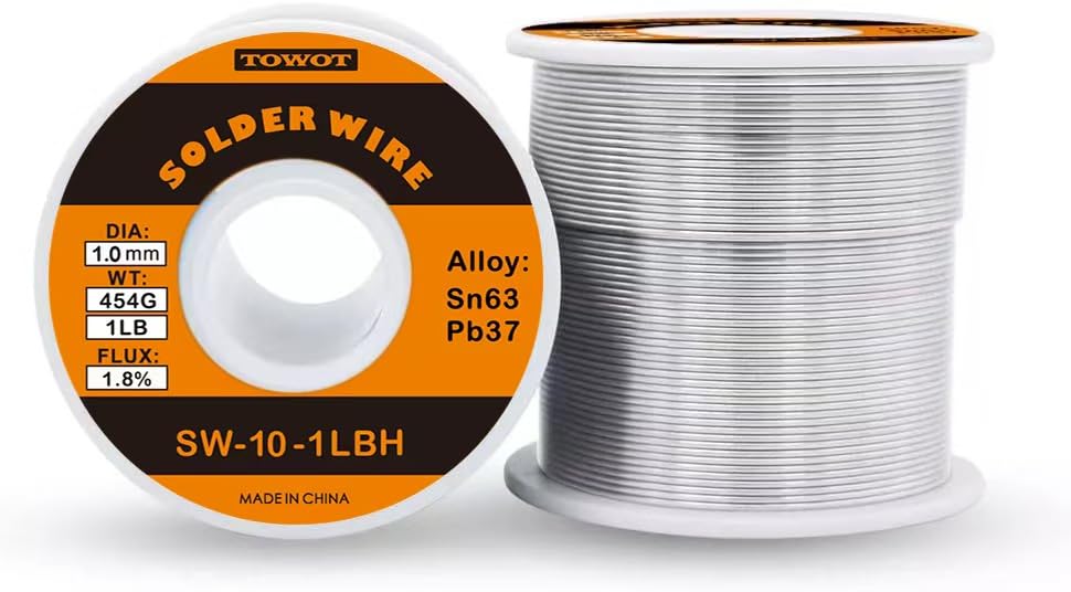 Image of TOWOT High Purity Tin Lead Rosin Core Solder Wire