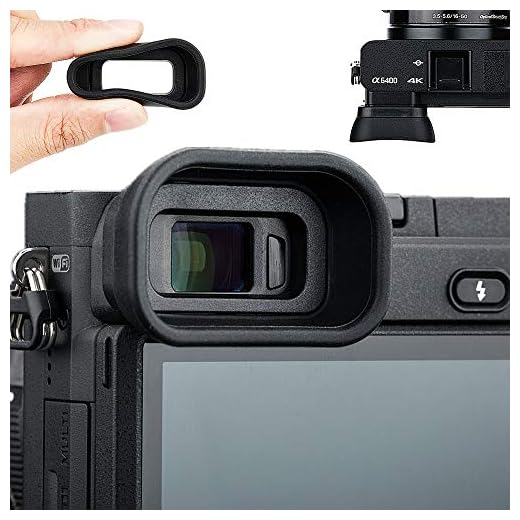 Soft Silicon Camera Viewfinder Eyecup Eyepiece Eyeshade for Sony A6600 A6500 A6400 Eye Cup Protector Replaces Sony FDA-EP17