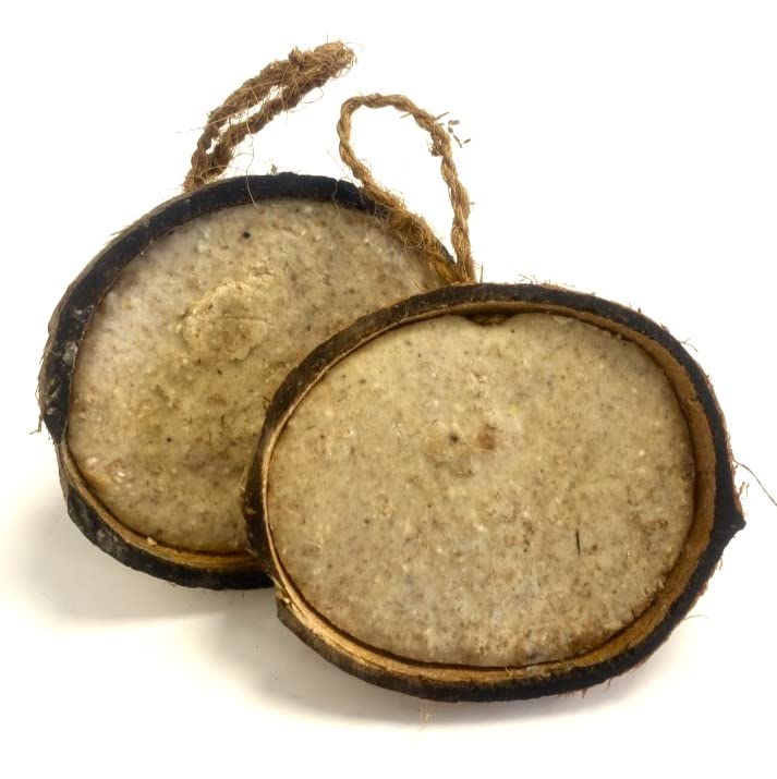 Premium Suet Filled Coconut Halves x32 Wild Bird Food (32x halves)