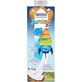 2 vasos de leche NESTLÉ JUNIOR Crecimiento 2+galleta María aportan el 80%* del HIERRO que tu bebé necesita a esta edad. El hierro ayuda al desarrollo cognitivo normal (*de los valores de referencia del etiquetado nutricional).