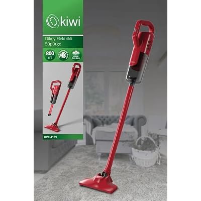Kiwi Kvc-4109 2 in 1 Handheld and Vertical Vacuum Cleaner Red