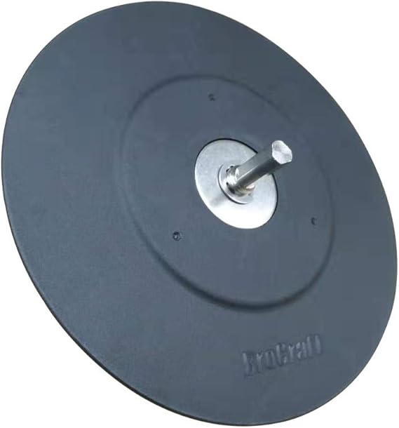 Brocraft Ice Auger Adapter with 9.5" Stopper Disc/Stainless Steel Ice Auger Drill