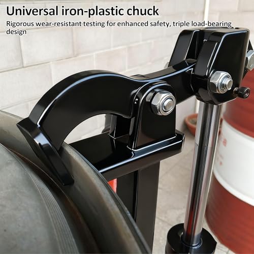 Carretilla hidráulica para barriles con elevación manual miniatura 4
