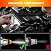 1985-2001 Fuel Injector Fit for Ford Ranger 2.3L-2.5L Aerostar Tempo Mustang 1985-2001, Mazda B2500 2.5L L4 1998-2001, Mercury Topaz 2.3L L4 1988-1990, Replace F87E-D2A F87E-D2B F87E-B2A F87E-B2B