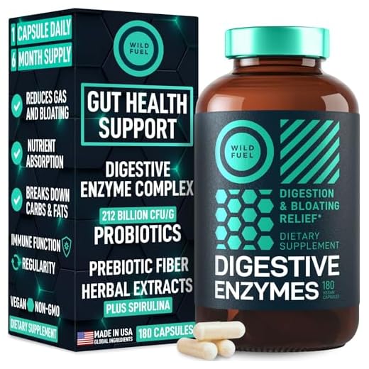Digestive Enzymes with Probiotics and Prebiotics - Gut Health, Digestion Supplement with Bioactives Artichoke Ginger Turmeric – Vegan Probiotic Enzymes Digestive Health and Bloating Relief - 180 Caps