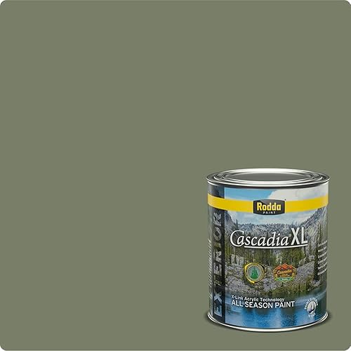 Miniatura 8 de Rodda Paint CASCADIA ZERO - Pintura e imprimación semibrillante para interiores en uno, cuarto de galón, Costa de Marfil