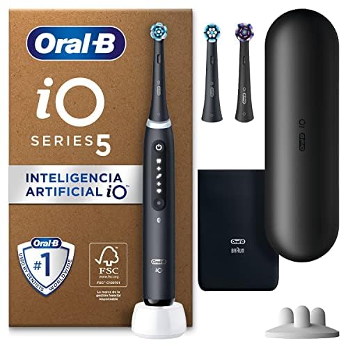 Oral-B iO 5N Cepillo de Dientes Eléctrico and Clean Cabezales De Recambio Originales