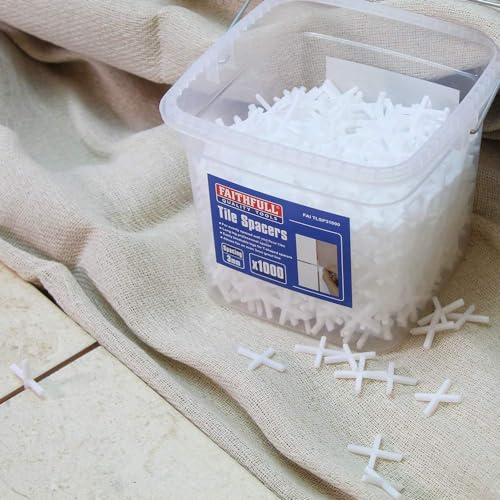 Faithfull Tile Spacer Long Leg 3mm (Tub 1000)
