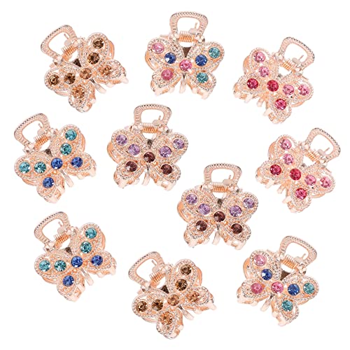 WOFASHPURET 10Piezas Pinzas De Pequeñas Con Horquillas Para Peinados Para Colores Color