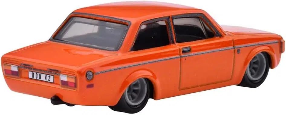Image of Hot Wheels Premium Car Collectors Edition Premium Limited Release die-cast Metal Body car 1:64 Scale | No-Restock Gift Model for Boys & Racing Fans (73 Volvo 142 GL)