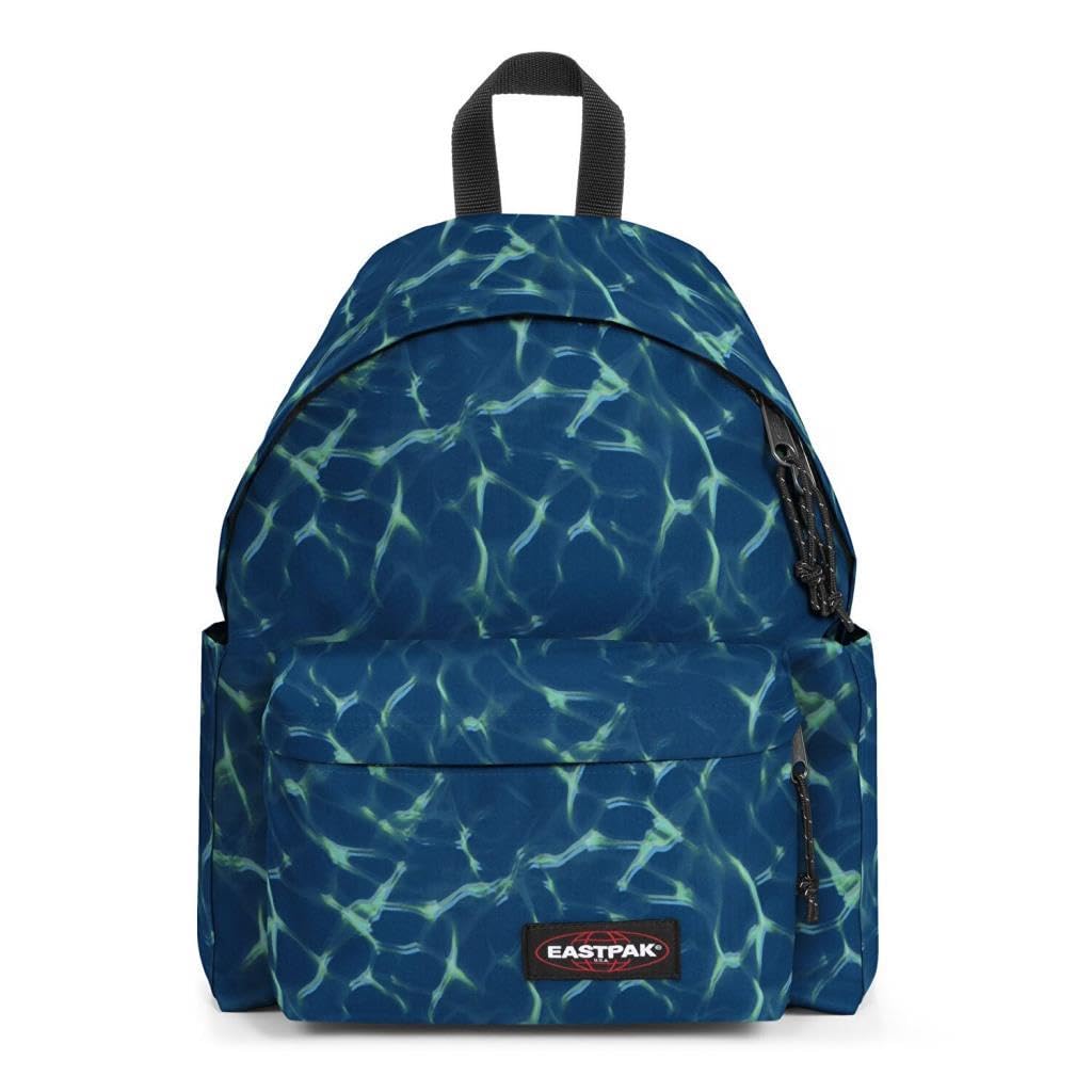 EASTPAK ZAINO LIQUIT BLUE DAY PAK'R 24 LITRI COLORE BLU TASCA LATERALE PORTA BORRACCIA E TASCA SUL RETRO CON CERNIERA
