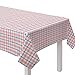 Summer Block Party Plaid Flannel Back Table Cover - 52