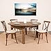 Flash Furniture HERCULES Series Round Dining Table | Farm Inspired, Rustic & Antique Pine Dining Room Table