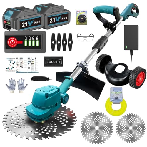 充電式草刈り機【2025年強化版・海洋造園会社の熊本氏監修】21Vコードレス...