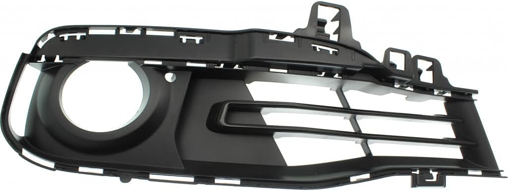 For BMW 320i/340i 2016 2017 2018 Fog Light Trim Driver and Passenger Side | Pair | Textured Black | w/Fog Light Type | Standard/Modem Line | Sedan/Hybrid/Wagon | BM1038180, BM1039180