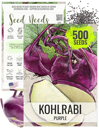 Seed Needs Kohlrabi Seeds Purple Vienna
