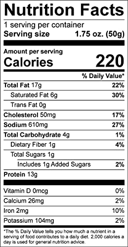 4505 Spicy Red Hot, Sausage Link Meat Sticks, 1.75 Ounce Sticks, Pack Of 10 Sticks - 13G Of Protein, Keto, Paleo, Gluten Free #TOP2