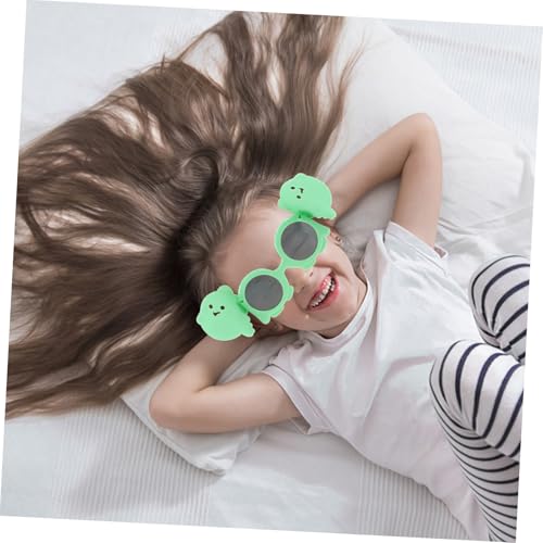 FRCOLOR Dinosaur Cartoon Sunglasses for Boy Girl Fun -cover Eyeglasses for Parties and Festivals Lightweight and Comfortable Adorable Design for Boys and Girls4