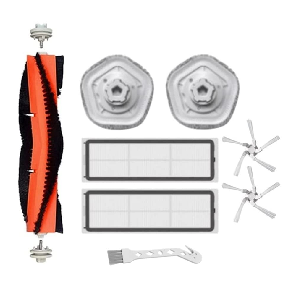 CTRLZS Replacement Part Kit for W10 W10 Pro Robot Vacuum Cleaner Main Side Brush Mop Cloth Hepa Filter