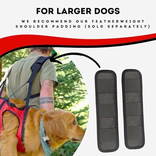 Fido Pro Airlift Notfall-Tragetuch für Hunde, Rot, Größe L