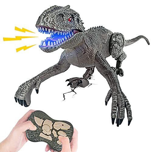 Black Friday Sale 2022 BLUELF Remote Control Dinosaur Toys, Walking Dinosaur Velociraptor with Roaring Sound, 2.4GHZ RC Dinosaur Toys for Kids 3-5 Years Old Boys Black Friday Clearance BLUELF Remote Control Dinosaur Toys, Walking Dinosaur Velociraptor with Roaring Sound, 2.4GHZ RC Dinosaur Toys for Kids 3-5 Years Old Boys