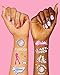 xo, Fetti Last Disco Temporary Tattoos - 48 Foil Styles | Bachelorette Party Decoration, Bridesmaid Favor Bride to Be Gift + Bridal Shower Supplies