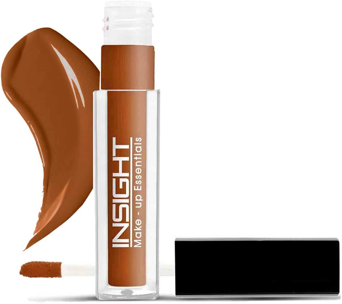 INSIGHT Non Transfer Liquid Lipstick- Joyful| Waterproof| Matte Finish| Transfer & Smudge Proof| Lightweight| 12 Hr Wear| Highly Pigmented 4 ml