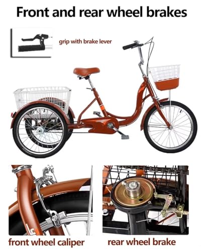 Triciclo 20 pulgadas para adultos y mayores miniatura 5