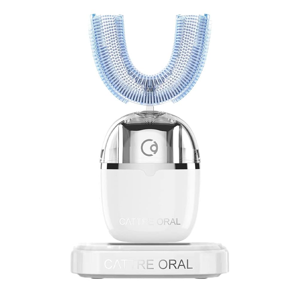 音波振動歯ブラシ カトレオーラル／歯科医が監修、シリコン製マウスピースブラシ 手ぶらでできるオーラルケア カトレオーラル 音波振動電動