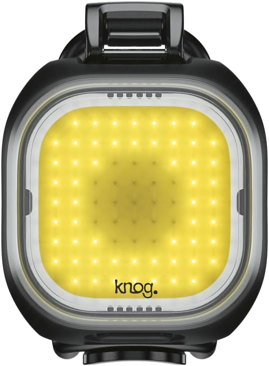 Knog Blinder Mini Bike Light - Bright 50 Lumen Bike Headlight with COB LED, USB Rechargeable, 8 Flash Modes, Ultralight 17g, IP67 Waterproof, 300m Visibility