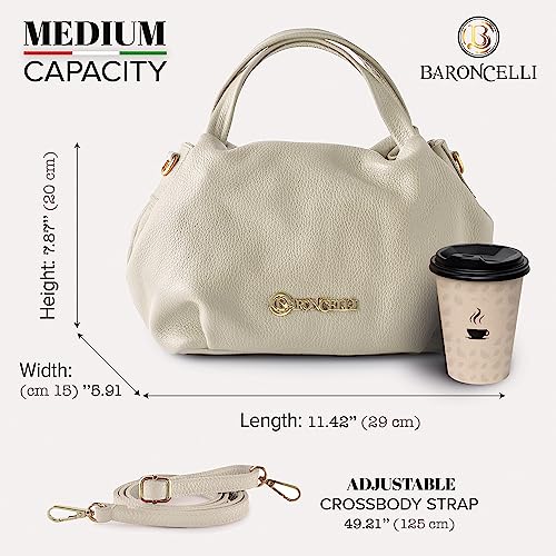 Baroncelli Medium Size Leather Crossbody